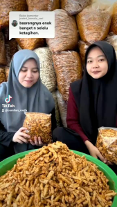 Basreng Pedas 100gram / Baso Goreng Daun Jeruk