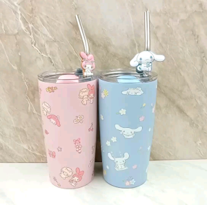 Tumbler Sanrio Cinnamoroll & Botol Cinnamoroll 580 ML