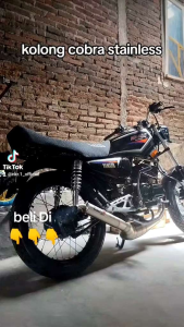 Knalpot RX King Spesial Kolong Cobra Stainless Original NKR.1