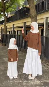 Kiomi Couple Set Ibu Dan Anak By Lanre Bahan Kaos Cotton Combed 24s Kembaran Lucu