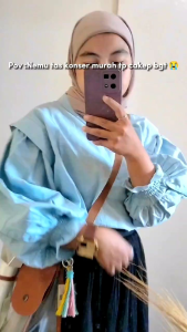 PVC Tas Slempang konser Sling bag