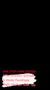 🔥ITTO🔥 SUS304 S/STEEL4 MODE KITCHEN SINK TAP