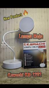 Lampu Meja Kawachi 20pcs SMD LED ACDC Dengan Layar Sentuh 3 Warna Cahaya KM 1201