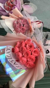 Bó hoa sáp nhũ tặng sinh nhật  tặng mẹ  tặng người yêy