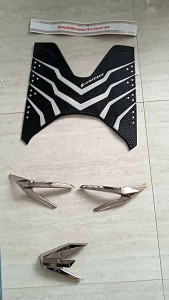 Garnish Knalpot New Vario 125 150 2023 - 2018 Garnish Mufler Vario 125 150