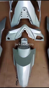 cover full body bodi halus Honda beat new ECO esp thn 2017-2019 warna silver lembayung ungu custom fulset
