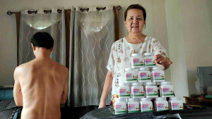 ครีมนวดสปา บัวสวรรค์สมุนไพร ครีมนวดคลายเส้น 210 g กระปุกพลาสติก