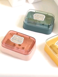 soap holder organizer Obstructing the plastic soap in the bathroom