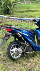 Knalpot Racing Samlong Inlet 38 Original PR1 Exhaust untuk Vario Beat Mio Scoopy dll