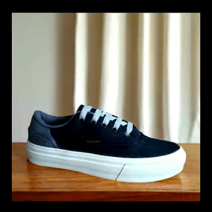 Sepatu anak terbaru sneaker sekolah skate kasual santay warna hitam abu