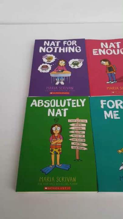 Nat Enough หนังสือ graphic novel เกี่ยวกับเพื่อน สำหรับเด็กวัยรุ่น เซต ...