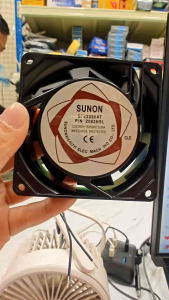 Kipas Pendingin Sunon 8cm Cooling Fan AC 8 x 8 x 2.5 cm SF23080AT