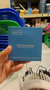 Saklar Lampu Sentuh Wall Touch Switch TaffLed 1 Gang