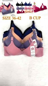 Women Non-wired Bra Wireless Cotton AB cup Baju Dalam Wanita Tiada Wayar 内衣無鋼圈