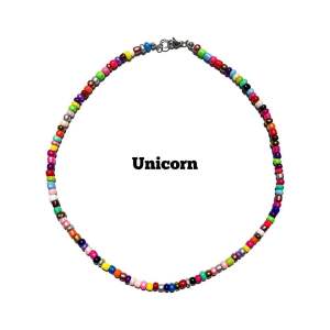 CLOUDNINEZONE Summer Necklace - Bohemian Multicolor Beads Necklace Stainless Lock
