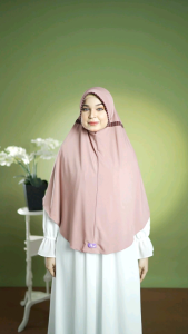 HIJAB ARRAFI AR 045 JUMBO GARIS HIJAB INSTAN