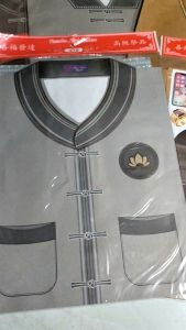 Đồ lam_Bộ quần áo Phật Tử nam kèm theo phụ kiện hàng mã