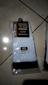 Kaos Kaki Sekolah SD SMP SMA Putih Hitam