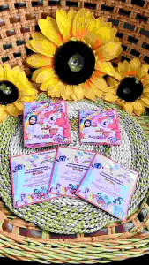 Kartu Undangan Ulang Tahun Isi 30 Pcs Bahan Paper Glossy & Plastik Kartu Ukuran 10x10 Cm