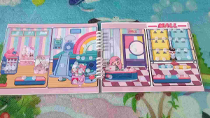 toca boca paperdoll Mall (ready to play no need to cut) quiet book for kids