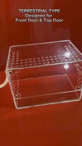 Terrestrial Acrylic Enclosure with Magnetic Door