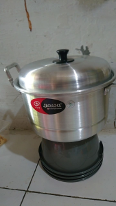 paling laris!!!Maspion Panci Steamer 1.5kg Nasi + Tutup Aluminium 24cm | Kukusan Dandang Kukus