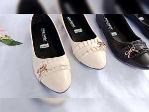 Adiva A29 flat shoes wanita variasi pita cubit sepatu clarisa sepatu kerja