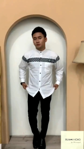 baju Koko kurta lengan panjang baju muslim kobata terbaru