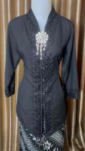 Kebaya encim renda premium model nagita bahan katun mikro premuin lengan 7/8