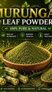 Muringa Leaf Powder 100% Pure & Natural - Rich in Nutrients Boosts Health Daily Wellness - Natural Superfood No Preservatives 100% Organic 100% Natural Chemical Free
