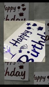 STIKER BOBO BALON TRANSPARAN TULISAN HAPPY BIRTHDAY I LOVE YOU Dekorasi Ulang Tahun Rosegold Stiker Balon Untuk Acara - Lazada