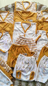 18 Pcs Baju Untuk Bayi Baru Lahir Terbaru setelan Baju Dan Celana panjang Setelan Baju Celana pendek