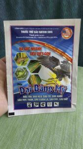 Thuốc trừ sâu ratoin 5wg - đại bàng mỹ ( gói 10g ) chuyên trị sâu tơ sâu keo  sâu xanh sâu đục thân  sâu cuốn lá  sâu dòi sâu đất