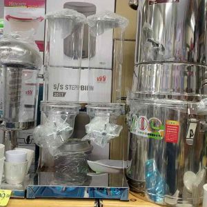 🔥READY STOCK🔥 COMMERCIAL CEREAL DISPENSER STEINLESS STEEL STAND