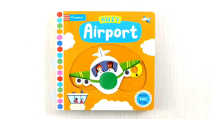 Campbell Busy Airport Push Pull Slide Board Book