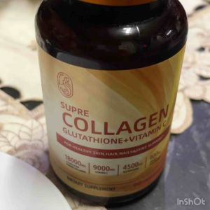 GLUTATHIONE 18000mg COLLAGEN 4500mg +VITAMIN C 9000mg 60 Capsules FOR HEALTHY SKINHAIRNAILS&JOINT SUPPORT