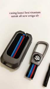 Casing Kunci Besi titanium untuk All New Ertiga XL7 smartkey