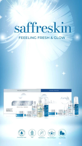 SAFFRESKIN FEELING GLOW SKINCARE PAKET LENGKAP ORIGINAL 100% BPOM