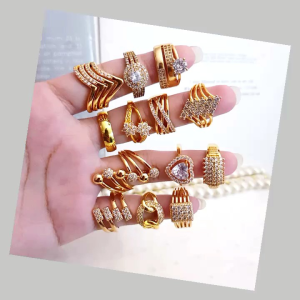 (Random) Cincin Xuping Murah 15 Ribuan Bahan Rhodium 0517ab