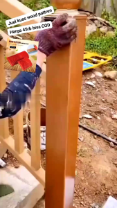 kuas cat model kayu  isi 2pcs