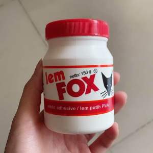 LEM FOX PUTIH BOTOL KECIL 150gr / Lem Serbaguna Kayu Kertas