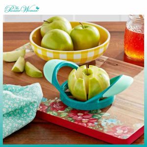 The Pioneer Woman Stainless Steel Apple Wedger Apple slicer Teal