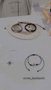 Gelang Couple Bracellet Planet Ungu Serut // Gelang Tali Couple Planet Ungu Hitam Putih