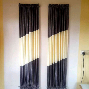 gorden kuku kupu jendela minimalis model miring bahan kain tebal