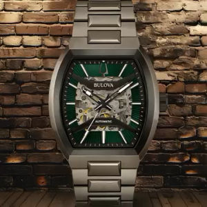 Đồng Hồ Nam Bulova 98A321 Automatic Size 41 Green Dial