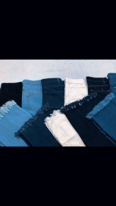 Palazzo Jeans Womens Korean Pants High Waist Jeans Palazzo Pants Straight Loose Denim Palazo Jean Wanita High Quality dnfashion