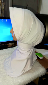 SHS jilbab dinas kerja antem putih perawat bidan akper stikes dokter sekolah anti tembem