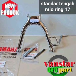 Standar Tengah Mio Smile, Mio Spoty, Mio Lama Nouvo & Ring 17 Warna Chrome Kilap