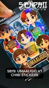 SB19: UMAALIGID CHIBI STICKERS | STICKER PAPER | VINYL STICKER | WATERPROOF