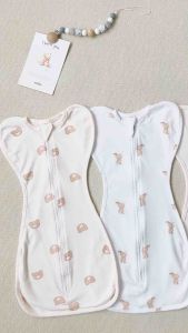 Nhộng chũn quấn chũn cho bé Mochee nhộng ngủ vải mesh chất cotton tự nhiên có lỗ thoáng khí giúp bé ngủ ngon